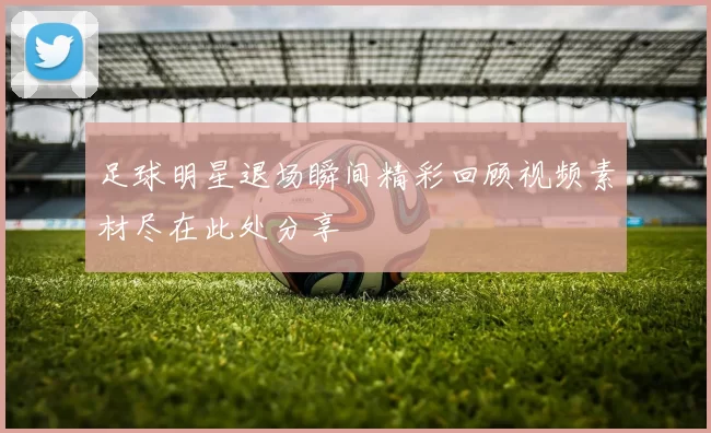 足球明星退场瞬间精彩回顾视频素材尽在此处分享