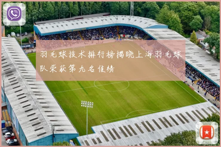 羽毛球技术排行榜揭晓上海羽毛球队荣获第九名佳绩