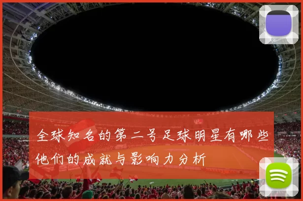 全球知名的第二号足球明星有哪些他们的成就与影响力分析